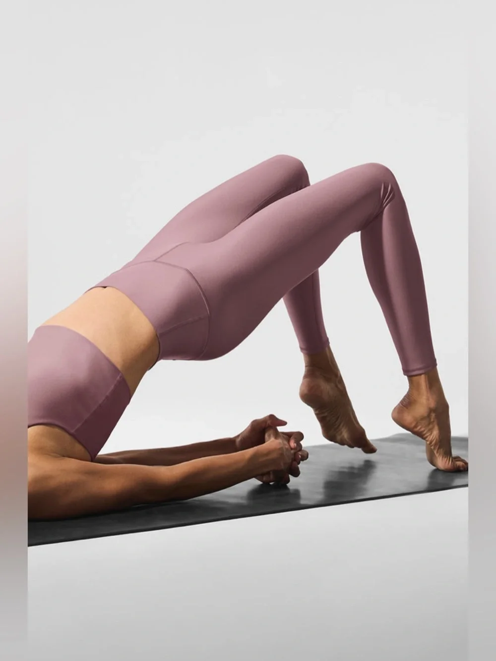 Alo 7/8 High-Waist Airlift Legging In Smoky Quartz Size Small